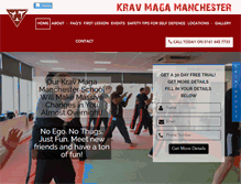 Tablet Screenshot of kravmagamanchester.com